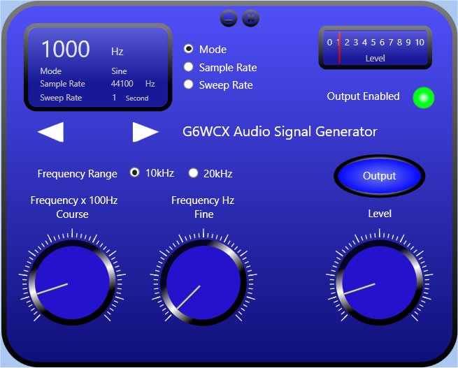 WCX WpfSignalGenerator